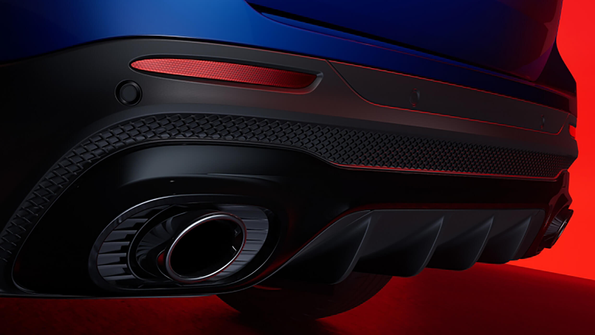 Mercedes-AMG GLB 35 Diffusor mit AMG Abgasanlage - Merbag