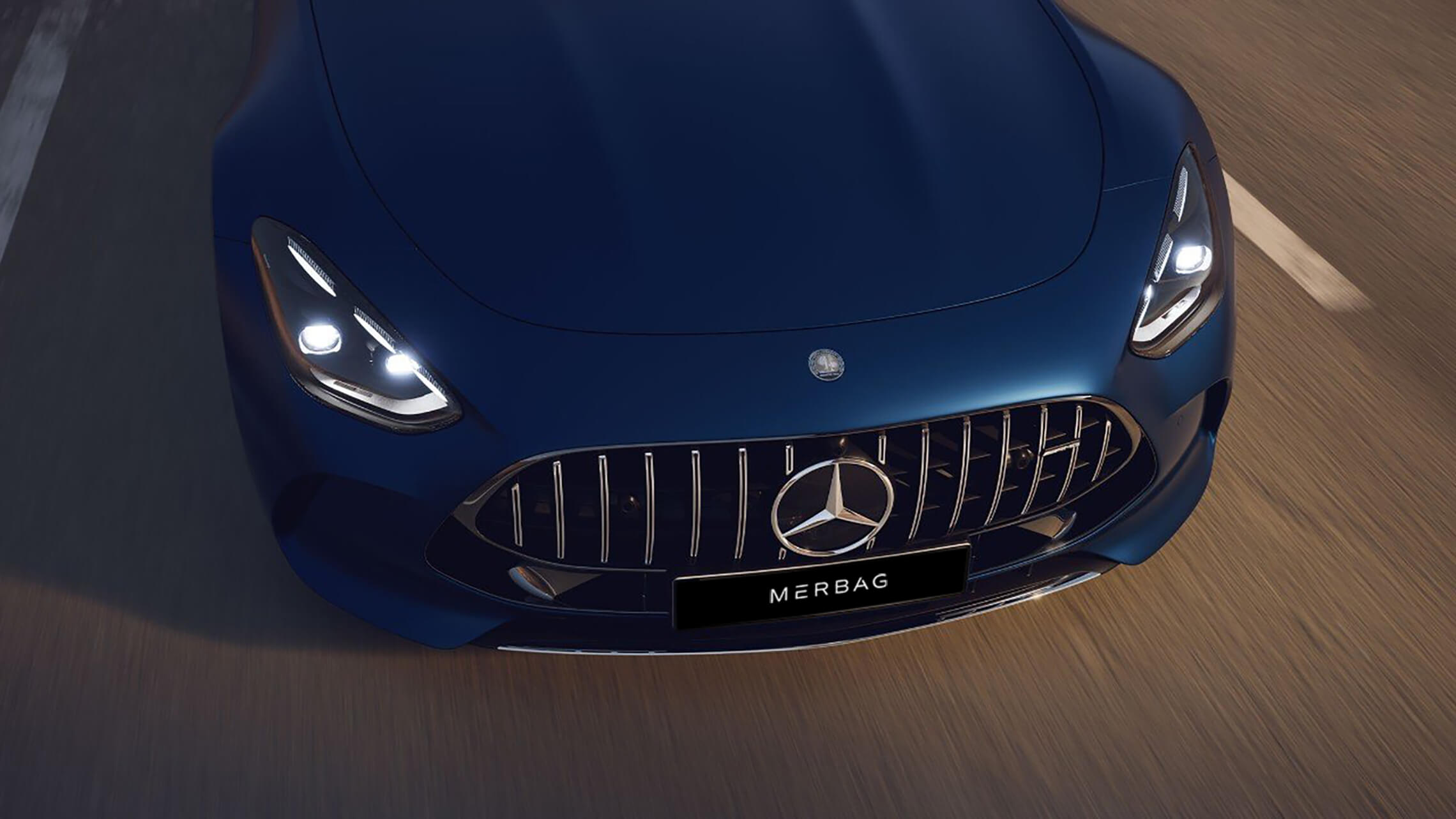 Mercedes AMG GT 55 AMG-spezifischer Kühlergrill und DIGITAL LIGHT - Merbag