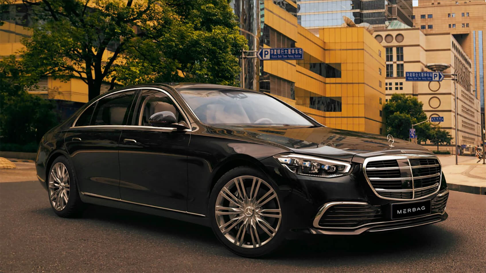 Mercedes-Benz S-Klasse Limousine Sicherheit - Merbag