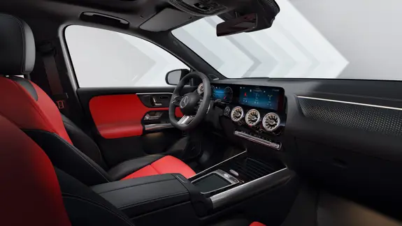 Mercedes-Benz GLA AMG Line Interieur - Leder zweifarbig red pepper schwarz - Merbag Mercedes-Benz GLA AMG Line Interieur - Leder zweifarbig red pepper schwarz - Merbag