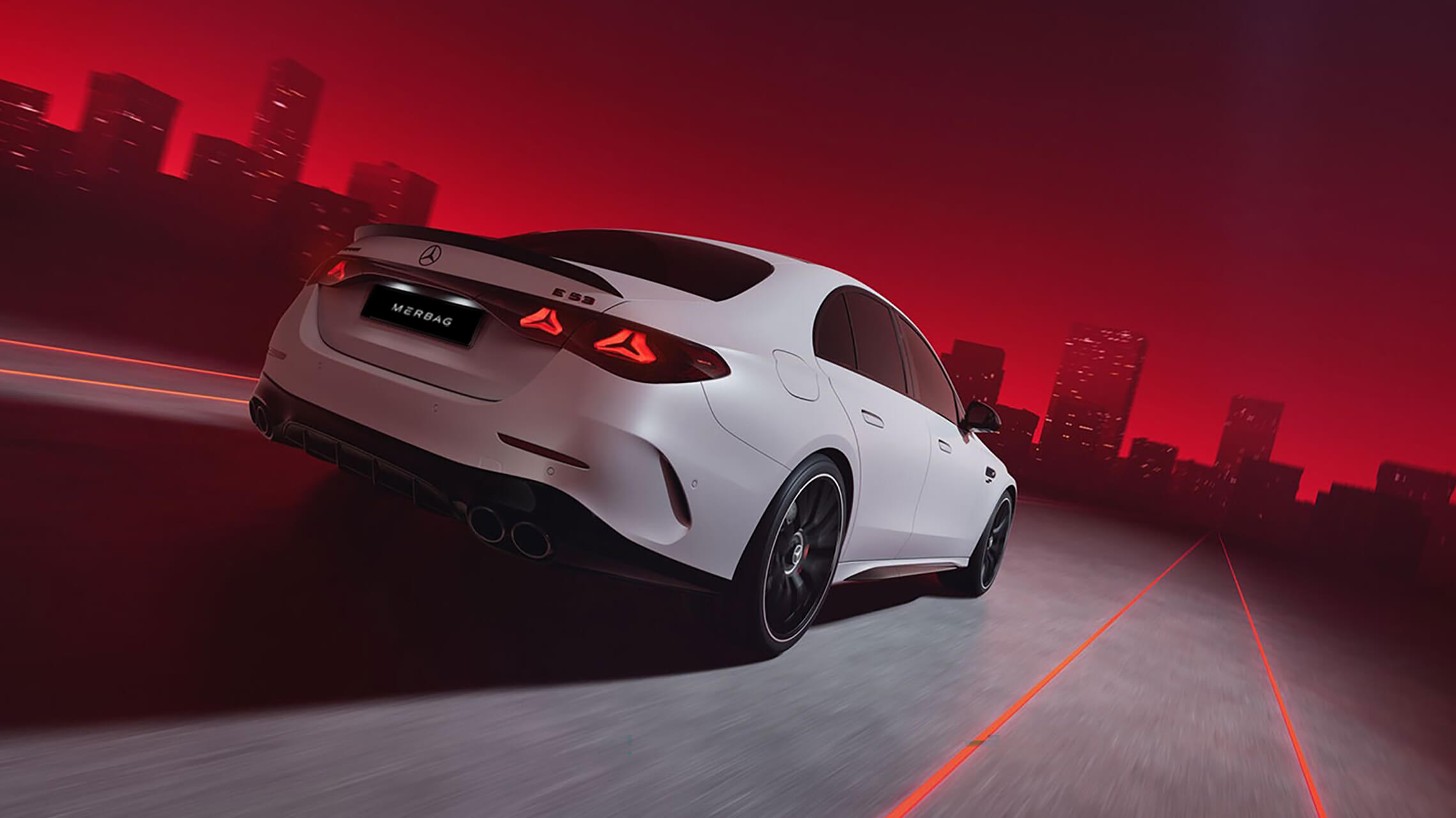 Mercedes-AMG E53 HYBRID 4MATIC Limousine AMG-spezifisches Heck - Merbag