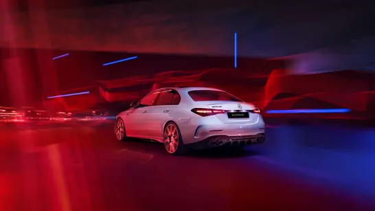 Mercedes-AMG C-Klasse Limousine AMG Heckschürze mit Diffusoreinsatz in hochglanzschwarz - Merbag Mercedes-AMG C-Klasse Limousine AMG Heckschürze mit Diffusoreinsatz in hochglanzschwarz - Merbag