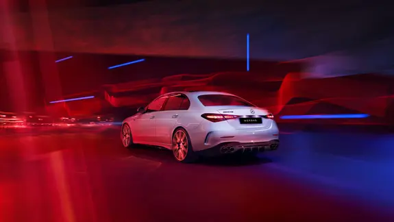 Mercedes-AMG C-Klasse Limousine AMG Heckschürze mit Diffusoreinsatz in hochglanzschwarz - Merbag Mercedes-AMG C-Klasse Limousine AMG Heckschürze mit Diffusoreinsatz in hochglanzschwarz - Merbag