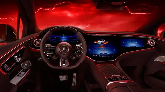 Mercedes-AMG EQE SUV 53 AMG Cockpit bei Merbag erleben Mercedes-AMG EQE SUV 53 AMG Cockpit bei Merbag erleben