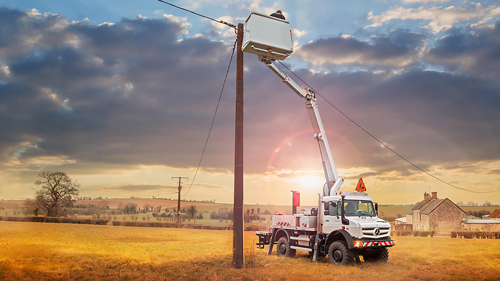 Mercedes Hochgelaendegaengiger Unimog Antriebskraft