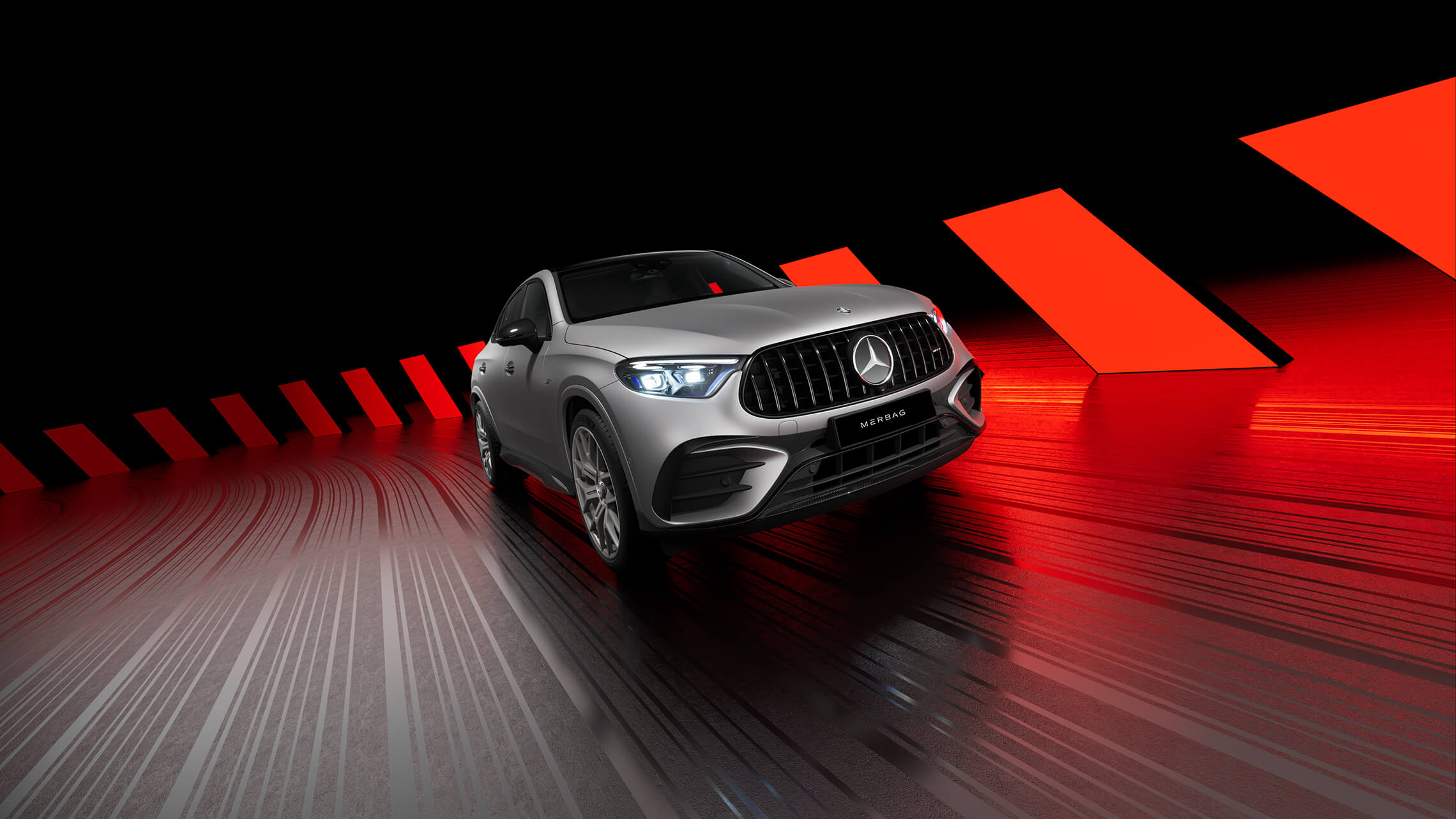 Mercedes-AMG GLC 63 S E PERFORMANCE Coupé AMG-spezifische Front - Merbag