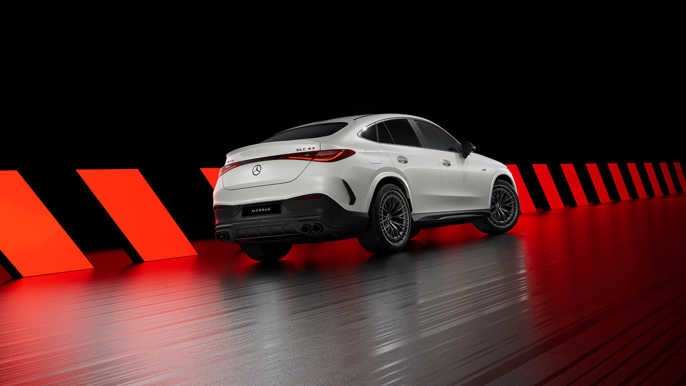 Mercedes-AMG GLC 43 Coupé AMG-spezifisches Heck - Merbag