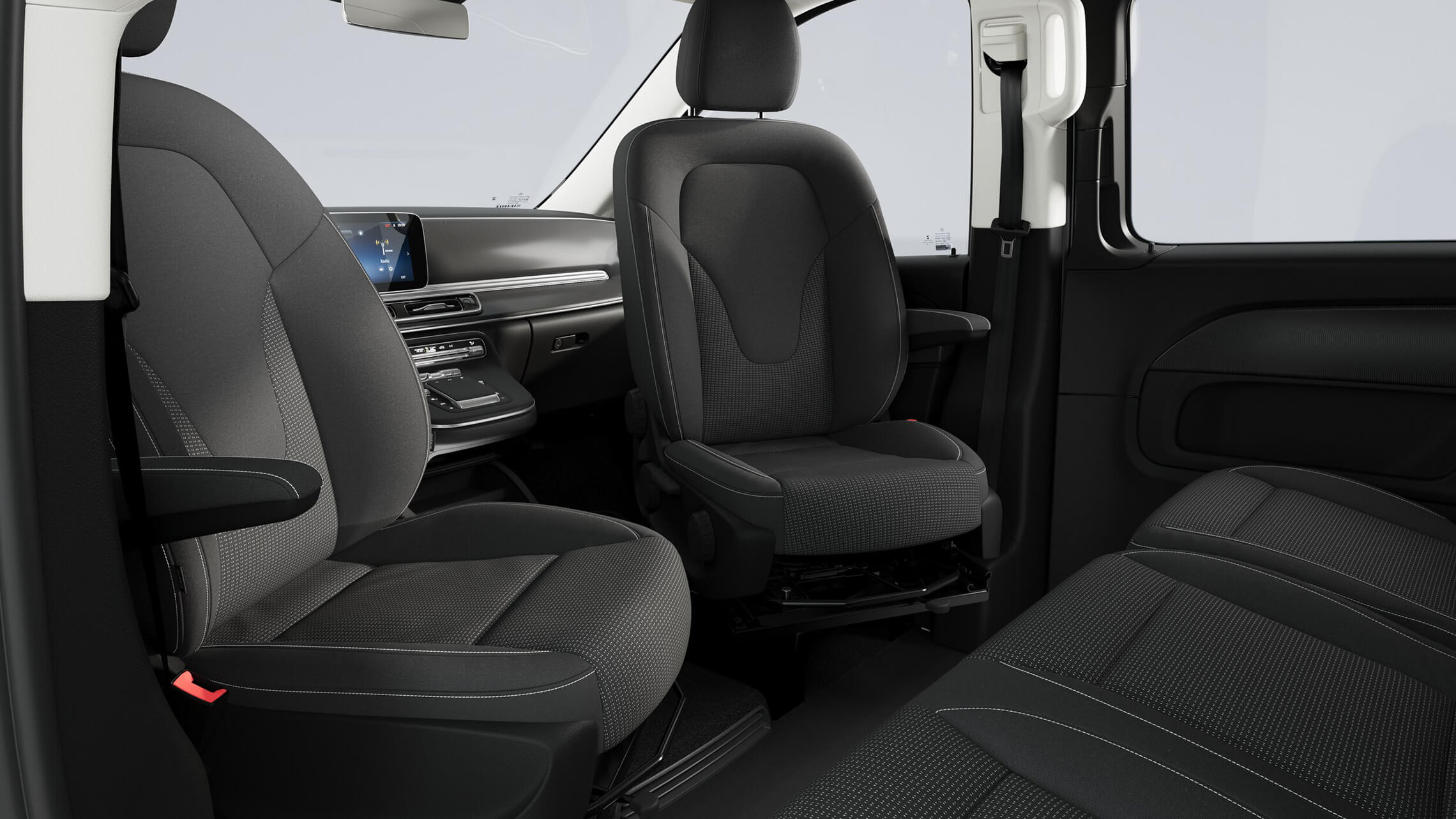 Mercedes V Klasse Marco Polo HORIZON Flexible Sitzplätze für bis zu 7 Personen - Merbag