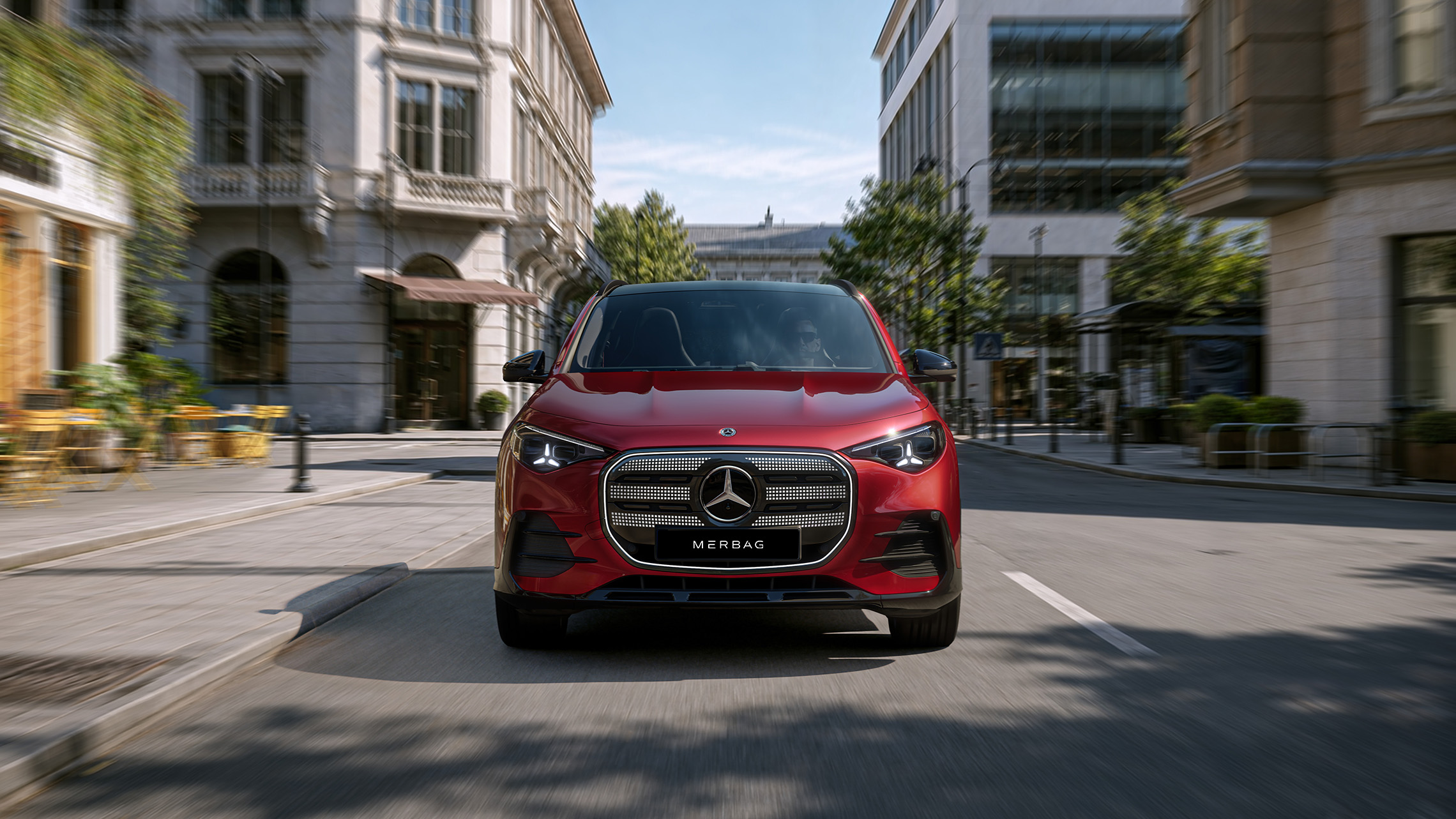 Der Neue Mercedes Benz Gla Elektrisch Grill 2280X1283px