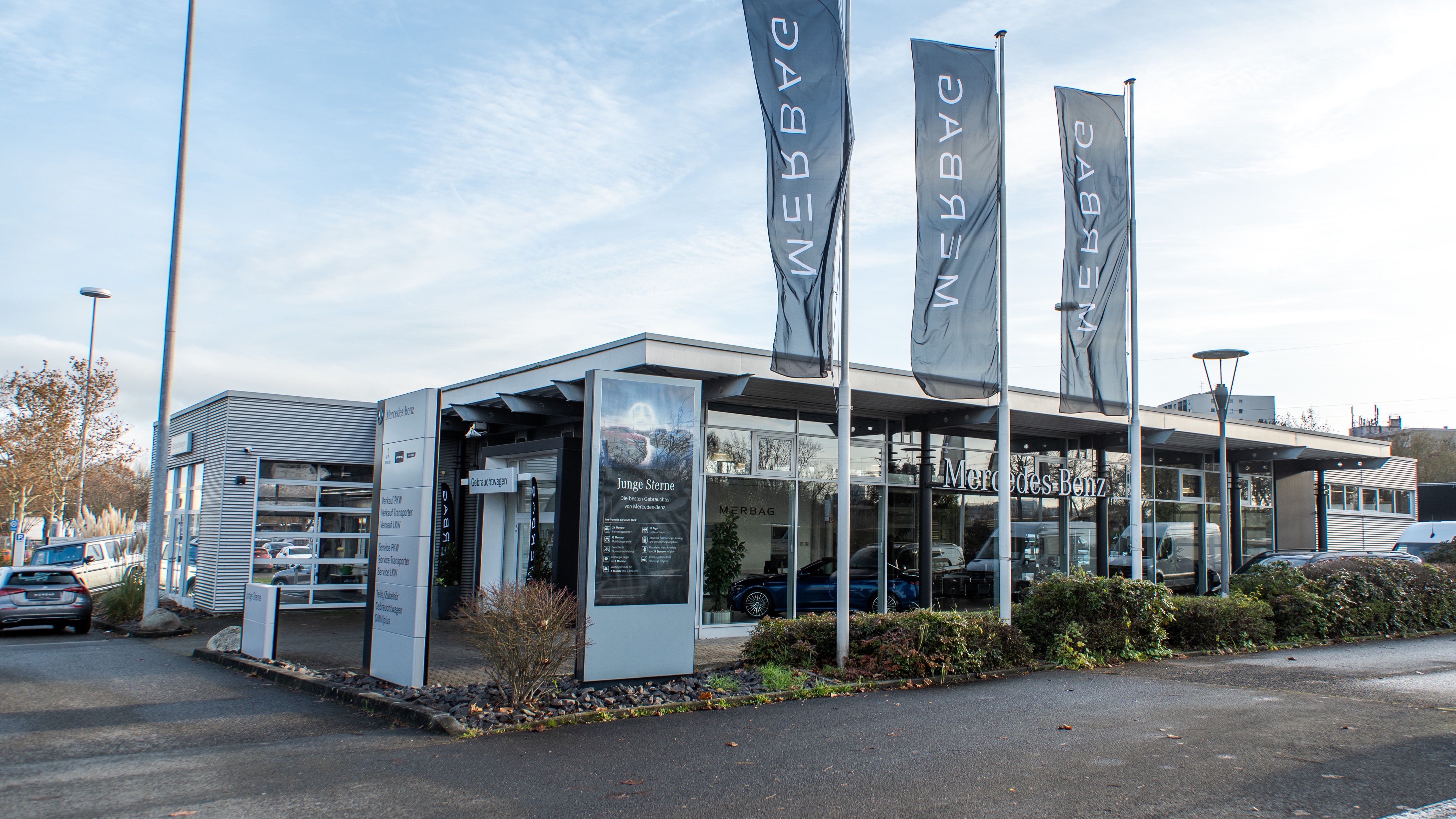 Merbag Mainz Gebrauchtwagen Pavillon2