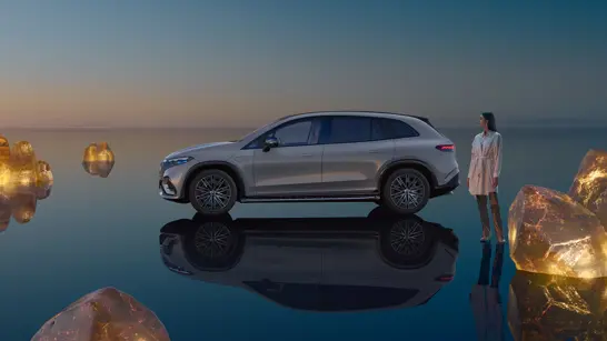 Mercedes-Benz EQS SUV Seitenansicht - Merbag Mercedes-Benz EQS SUV Seitenansicht - Merbag