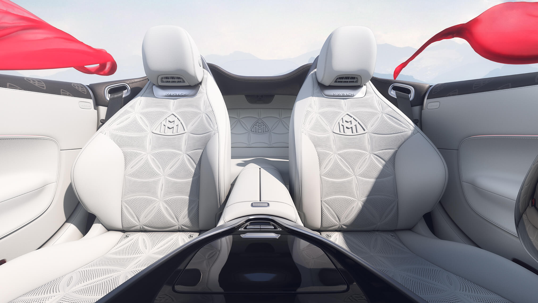 Maybach SL Monogram Series Volllederausstattung und Ziernähte im Maybach-spezifischen Pattern-Design - Merbag