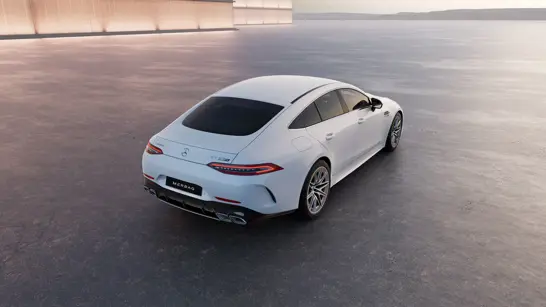 Mercedes AMG GT 43 4MATIC+ 4 Tuerer Coupe Markantes AMG-spezifisches Heck - Merbag Mercedes AMG GT 43 4MATIC+ 4 Tuerer Coupe Markantes AMG-spezifisches Heck - Merbag