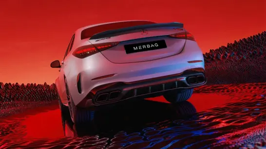 Mercedes-AMG C63 Limousine AMG Heckschürze mit Diffusoreinsatz in hochglanzschwarz - Merbag Mercedes-AMG C63 Limousine AMG Heckschürze mit Diffusoreinsatz in hochglanzschwarz - Merbag