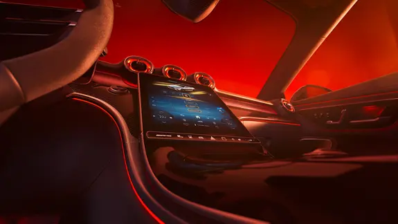 Mercedes AMG CLE 53 4MATIC+ Cabriolet hochauflösenden Zentraldisplay mit intelligentem MBUX Multimediasystem - Merbag Mercedes AMG CLE 53 4MATIC+ Cabriolet hochauflösenden Zentraldisplay mit intelligentem MBUX Multimediasystem - Merbag