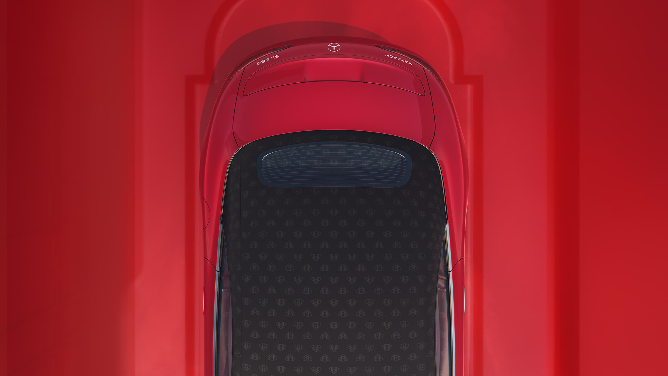 Maybach SL Monogram Series Motorhaube in Kontrastfarbe - Merbag