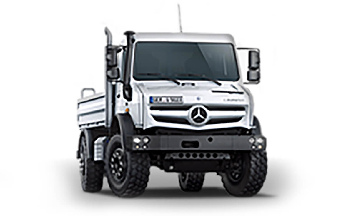 Hochgeländegängiger Unimog