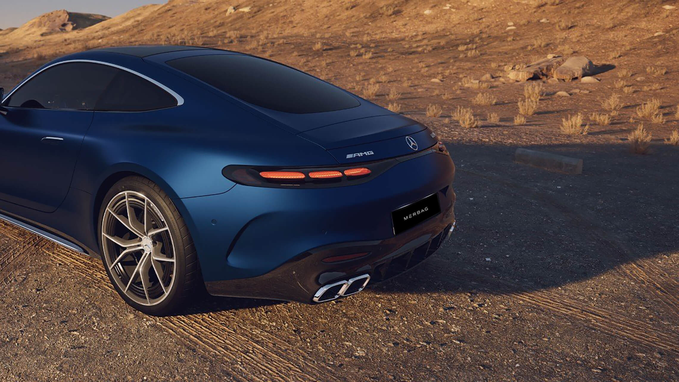 Mercedes AMG GT 55 AMG-spezifisches Heck - Merbag