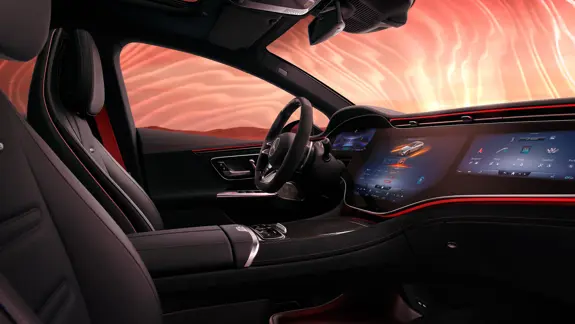 Mercedes-AMG EQE AMG Performance Lenkrad in Carbon-Design / Mikrofaser MICROCUT - Merbag Mercedes-AMG EQE AMG Performance Lenkrad in Carbon-Design / Mikrofaser MICROCUT - Merbag